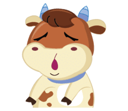 A Little Cute Cow sticker #14426394