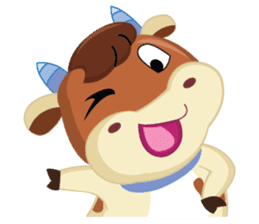 A Little Cute Cow sticker #14426395