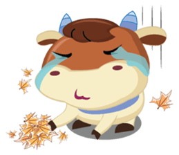 A Little Cute Cow sticker #14426401