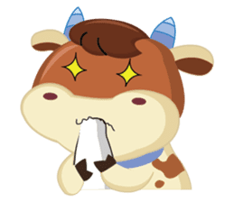 A Little Cute Cow sticker #14426402