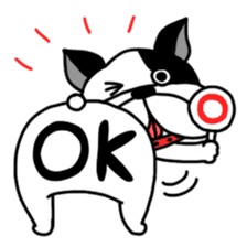 funny frenchi bulldog sticker sticker #14426760