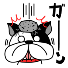funny frenchi bulldog sticker sticker #14426766
