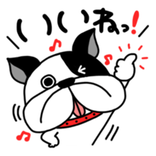 funny frenchi bulldog sticker sticker #14426768