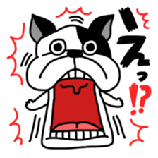 funny frenchi bulldog sticker sticker #14426770