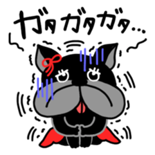 funny frenchi bulldog sticker sticker #14426771