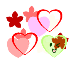 Heart mark color and design Vol.4 sticker #14426800