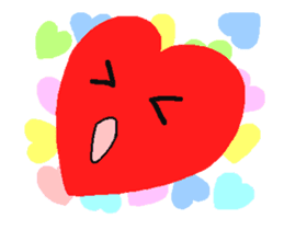 Heart mark color and design Vol.4 sticker #14426811
