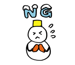 I am snowman sticker #14426871