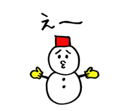 I am snowman sticker #14426886