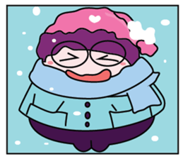 A Girl Wearing Eyeglasses sticker #14426968