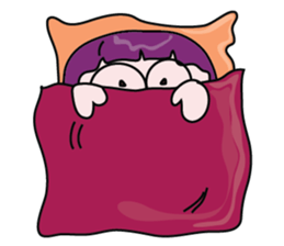 A Girl Wearing Eyeglasses sticker #14426969