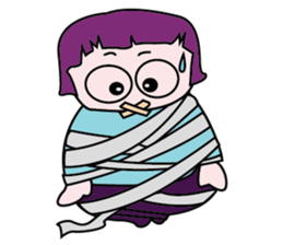 A Girl Wearing Eyeglasses sticker #14426993