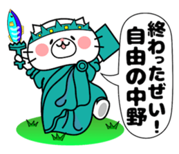 Cat Sticker Nakano sticker #14427458