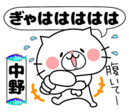 Cat Sticker Nakano sticker #14427476