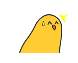 Chicken smiling animation sticker #14427753