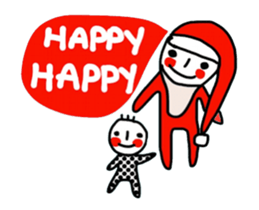 Merry Christmas and Happy New Year (Dot) sticker #14429078