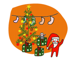 Merry Christmas and Happy New Year (Dot) sticker #14429081