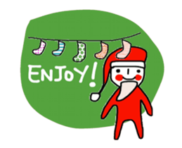 Merry Christmas and Happy New Year (Dot) sticker #14429085