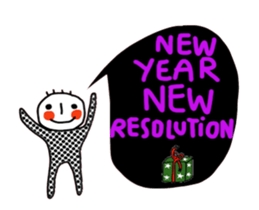 Merry Christmas and Happy New Year (Dot) sticker #14429092