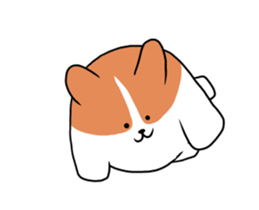animation corgi sticker #14429365