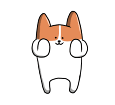 animation corgi sticker #14429372