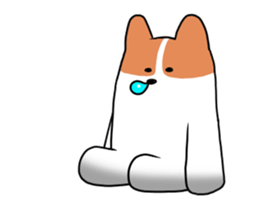 animation corgi sticker #14429373