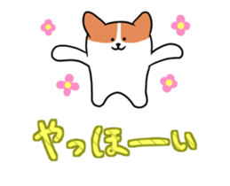 animation corgi sticker #14429376