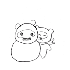 Japanese raccoon doggie sticker #14430476