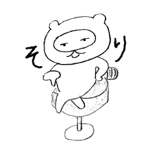 Japanese raccoon doggie sticker #14430486