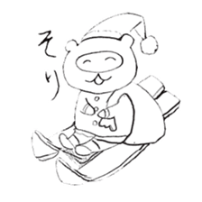 Japanese raccoon doggie sticker #14430489