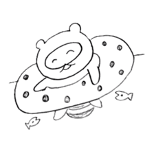 Japanese raccoon doggie sticker #14430490