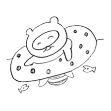 Japanese raccoon doggie sticker #14430490