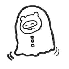 Japanese raccoon doggie sticker #14430491