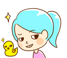 Ocean and Duckling sticker #14430848