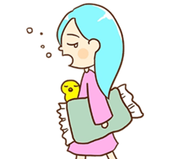 Ocean and Duckling sticker #14430877