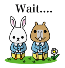 Del Toro & Capyo Naughty Days English sticker #14431051