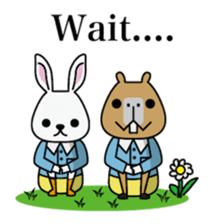 Del Toro & Capyo Naughty Days English sticker #14431051