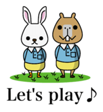 Del Toro & Capyo Naughty Days English sticker #14431053