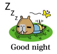 Del Toro & Capyo Naughty Days English sticker #14431058