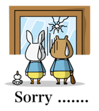 Del Toro & Capyo Naughty Days English sticker #14431068