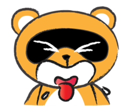 Round Round Raccoon sticker #14431536