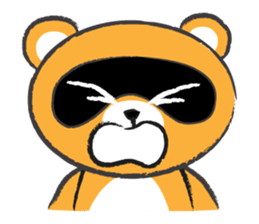 Round Round Raccoon sticker #14431537