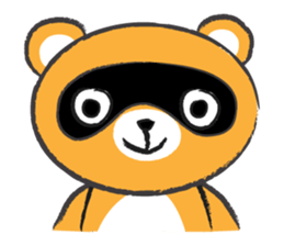 Round Round Raccoon sticker #14431538