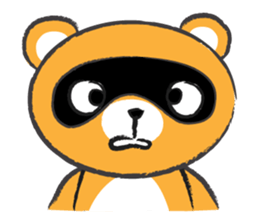 Round Round Raccoon sticker #14431540