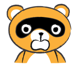 Round Round Raccoon sticker #14431541