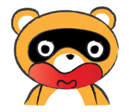 Round Round Raccoon sticker #14431542