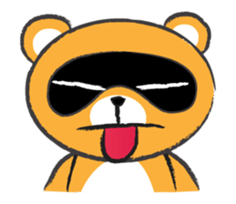 Round Round Raccoon sticker #14431543