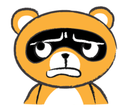 Round Round Raccoon sticker #14431548