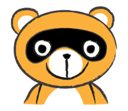 Round Round Raccoon sticker #14431551