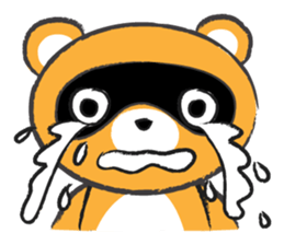 Round Round Raccoon sticker #14431554